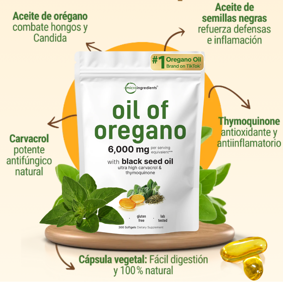 Aceite de orégano Inmunidad Total