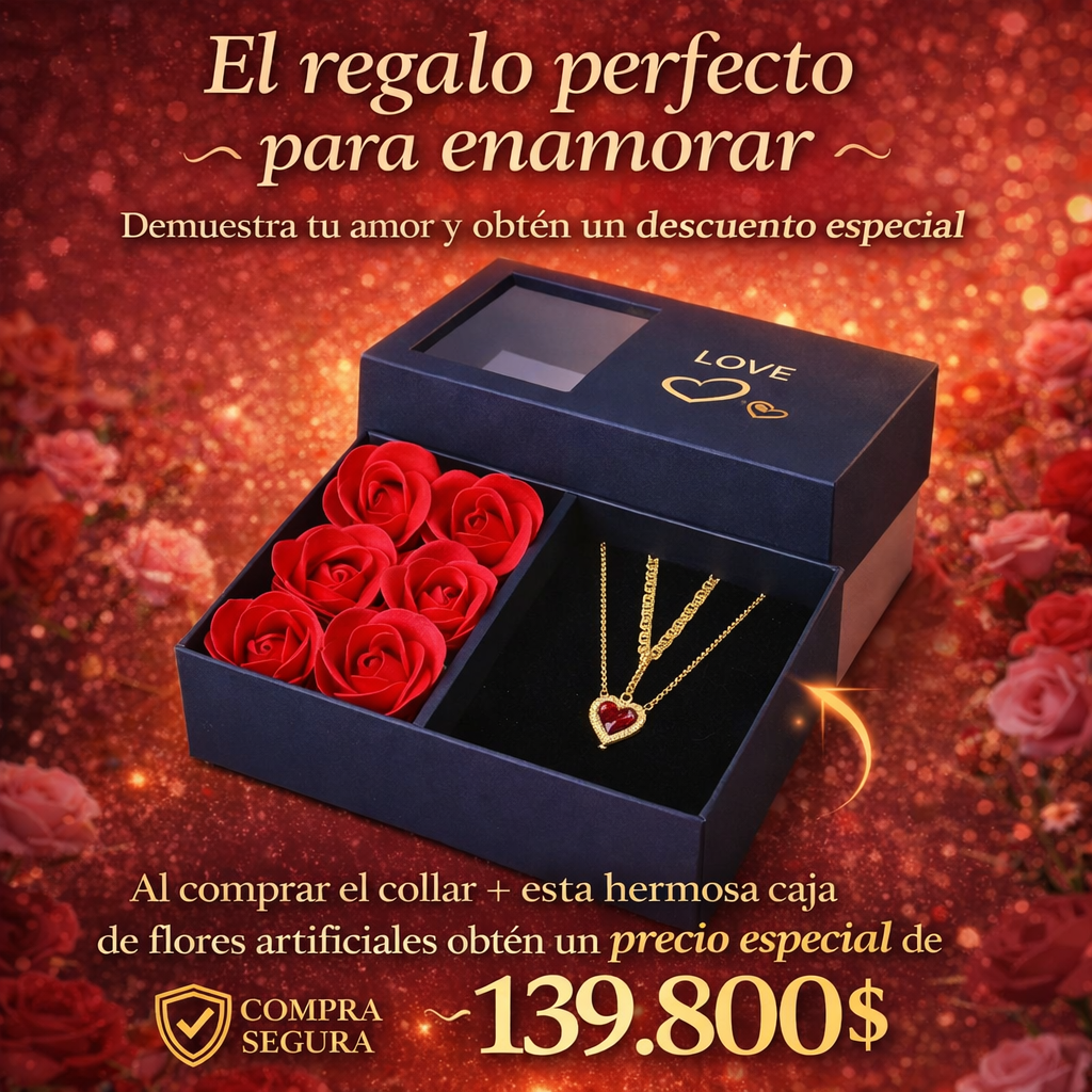 Collar de Corazón Amor que Protege