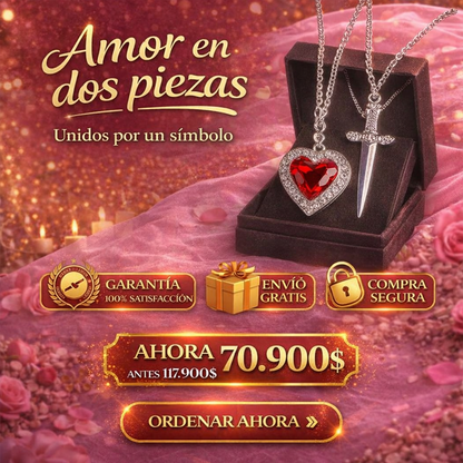 Collar de Corazón Amor que Protege